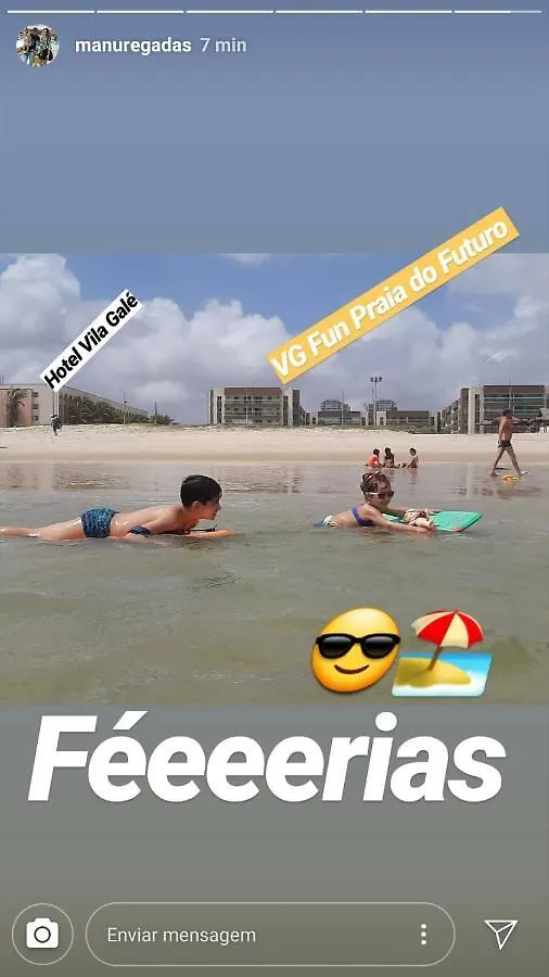 شقة فورتاليز  في Vg Fun Praia Do Futuro Nascente Com Vista Mar 0*,